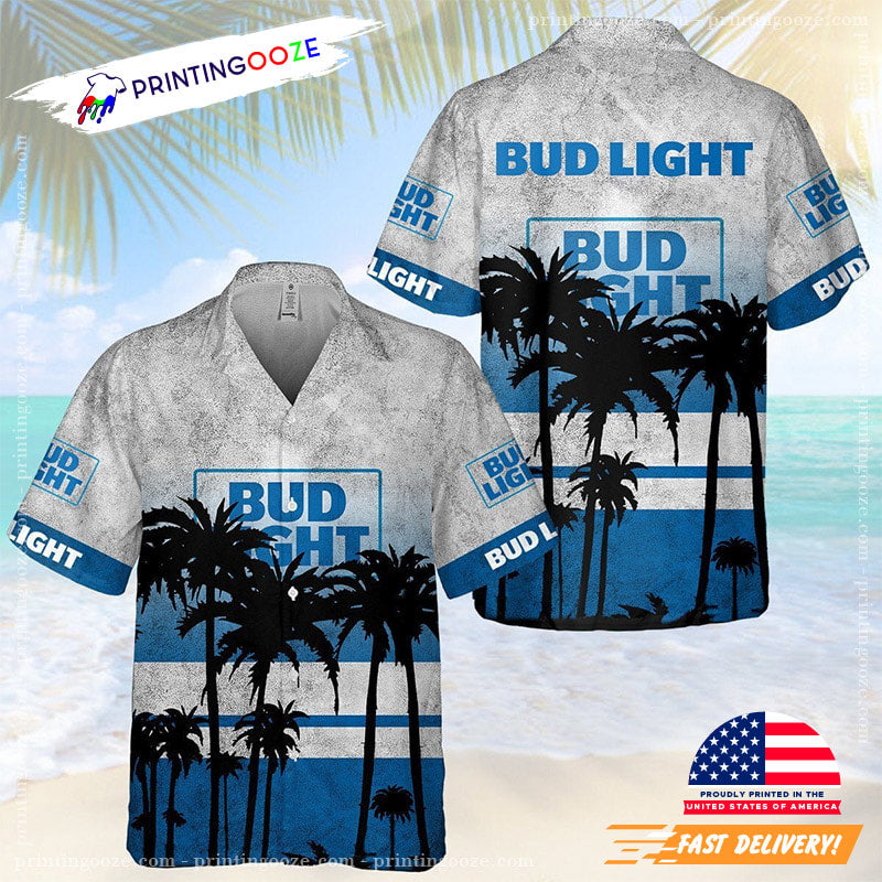Summer Vibes Bud Light Hawaiian - Adult & Kids T-Shirts, Sweatshirts & Hoodies apparel design preview 1