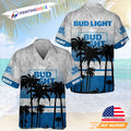 Summer Vibes Bud Light Hawaiian - Adult & Kids T-Shirts, Sweatshirts & Hoodies apparel design preview 1