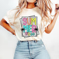 Summer Dalmatian Dots Bright Doodle Lake Days Hello - Adult & Kids T-Shirts, Sweatshirts & Hoodies apparel design preview 1