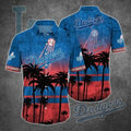 Summer Vibes MLB LA Dodgers Hawaiian Gift For Beach - Adult & Kids T-Shirts, Sweatshirts & Hoodies apparel design preview 1