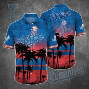 Summer Vibes MLB LA Dodgers Hawaiian Gift For Beach - Adult & Kids T-Shirts, Sweatshirts & Hoodies apparel design preview 1