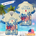 Summer Vibes Michelob Ultra Beer Hawaiian - Adult & Kids T-Shirts, Sweatshirts & Hoodies apparel design preview 1