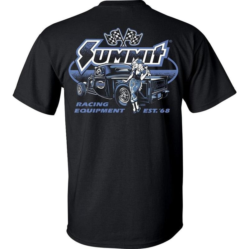 Summit Racing Rockabilly Truck Menswear Mechanic Car - Adult & Kids T-Shirts, Sweatshirts & Hoodies apparel design preview 1
