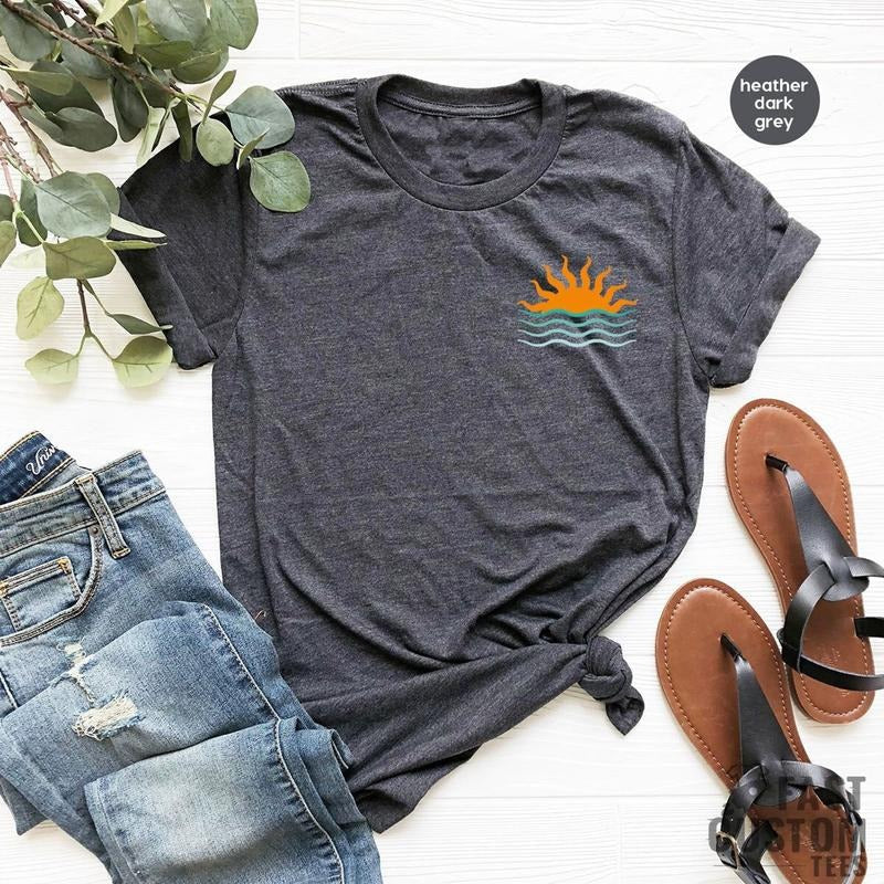 Sun Pocket Summer Sea Beach Vacation - Adult & Kids T-Shirts, Sweatshirts & Hoodies apparel design preview 1