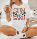 Sun Salt Sand Salty Summer Beach Life Vacation Retro - Adult & Kids T-Shirts, Sweatshirts & Hoodies apparel design preview 1