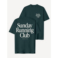 Sunday Running Club Unique Lifestyle Minimalism Quote - Adult & Kids T-Shirts, Sweatshirts & Hoodies apparel design preview 1
