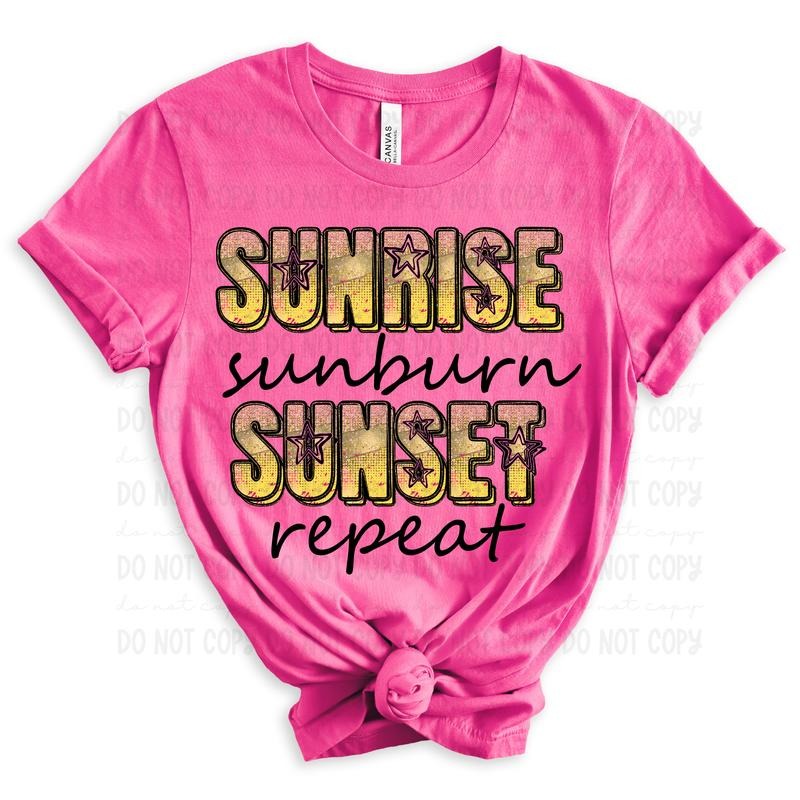 Sunrise Sunburn DTF Transfers THIS IS NOT - Adult & Kids T-Shirts, Sweatshirts & Hoodies apparel design preview 1