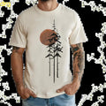 Sunrise Nature Forest Camping Outdoors Environmental - Adult & Kids T-Shirts, Sweatshirts & Hoodies apparel design preview 1