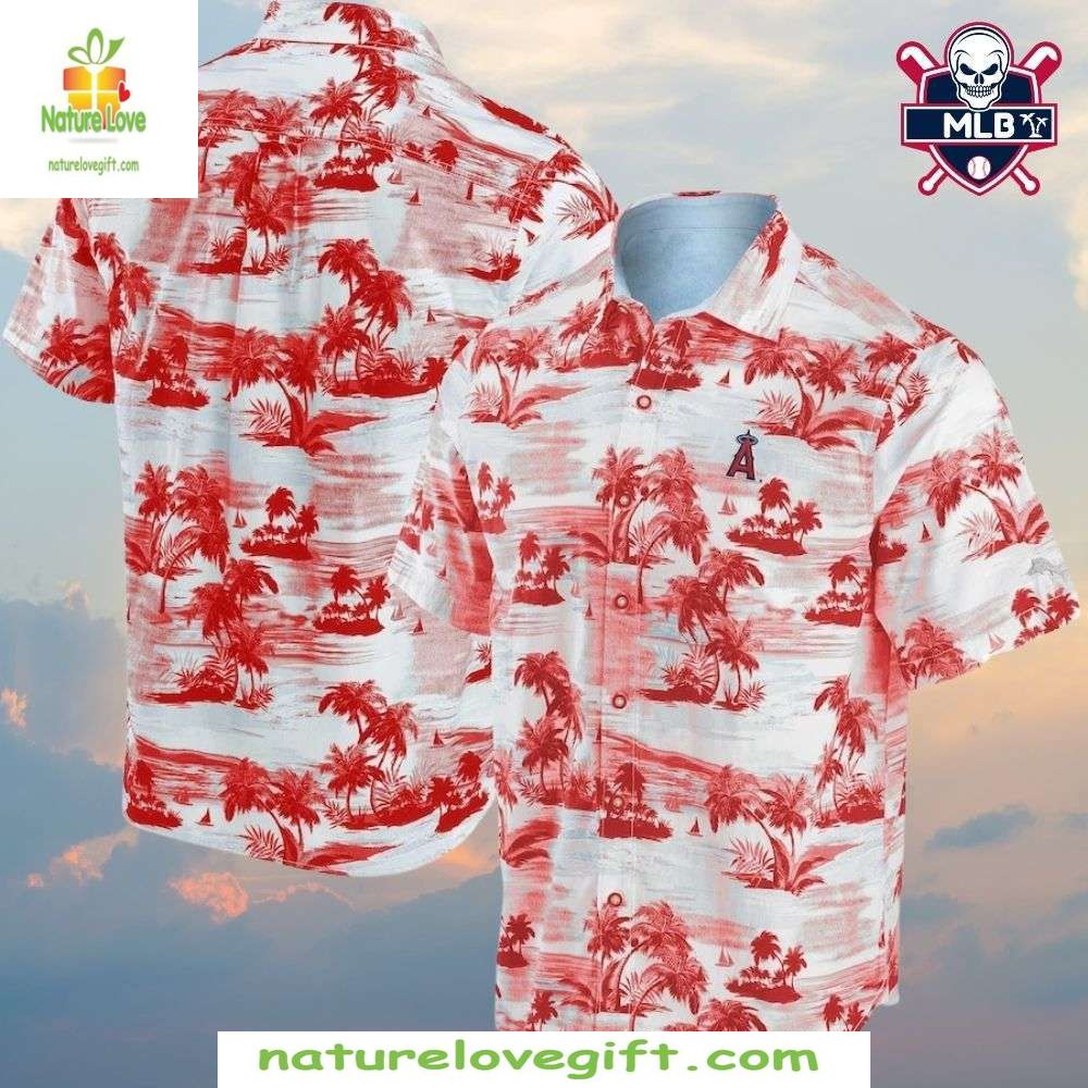 Los Angeles Angels Hawaiian Sunset Palms Tropical - Adult & Kids T-Shirts, Sweatshirts & Hoodies apparel design preview 1