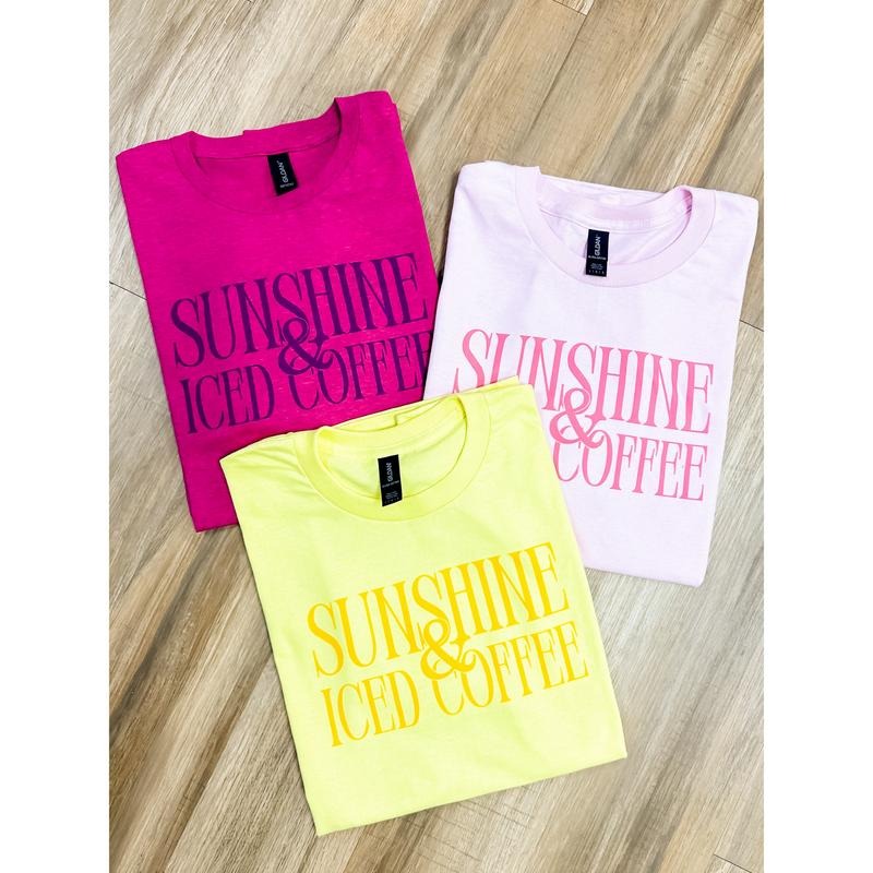Sunshine Iced Coffee C.O.C - Adult & Kids T-Shirts, Sweatshirts & Hoodies apparel design preview 1