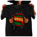 Super Mama Africa Map Black Girl Magic Mom Comfort - Adult & Kids T-Shirts, Sweatshirts & Hoodies apparel design preview 1