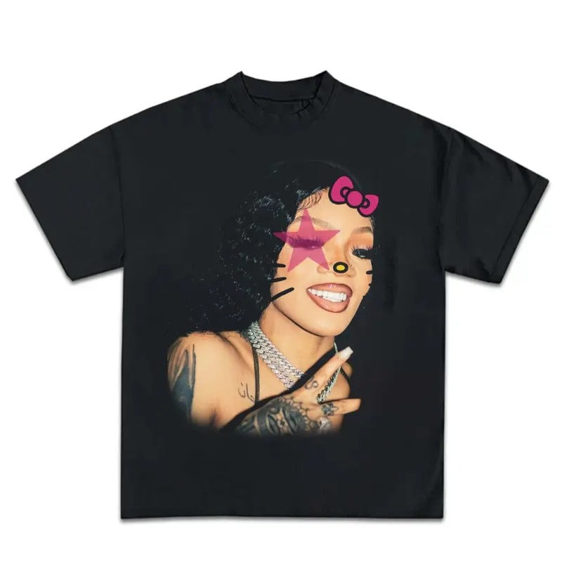 Super Star Big Glorillaa Kityy Face Rap Retro Top - Adult & Kids T-Shirts, Sweatshirts & Hoodies apparel design preview 1