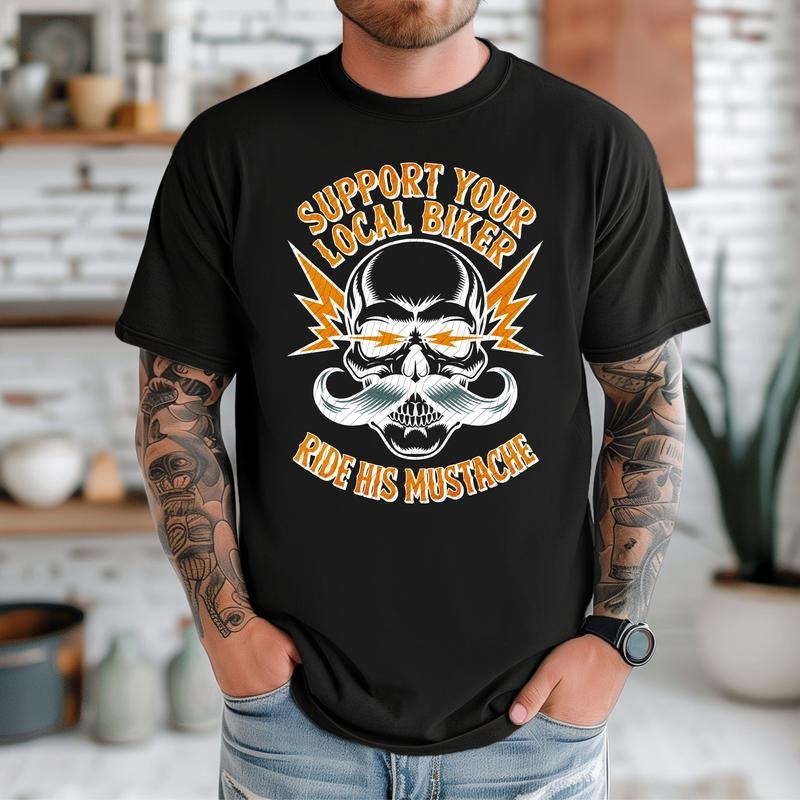 Support Your Local Biker DTF Transfers THIS IS NOT - Adult & Kids T-Shirts, Sweatshirts & Hoodies apparel design preview 1