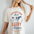 Support Your Local Dairy Farmer Eat Breastfeeding - Adult & Kids T-Shirts, Sweatshirts & Hoodies apparel design preview 1
