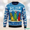 Surfer Swell 3D Ugly Christmas Sweater - Holiday Gift product image