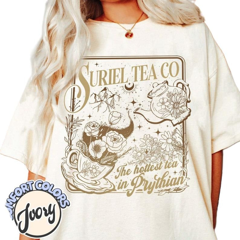 Suriel Tea Co Throne Glass Rhysand Night Court Sarah - Adult & Kids T-Shirts, Sweatshirts & Hoodies apparel design preview 1