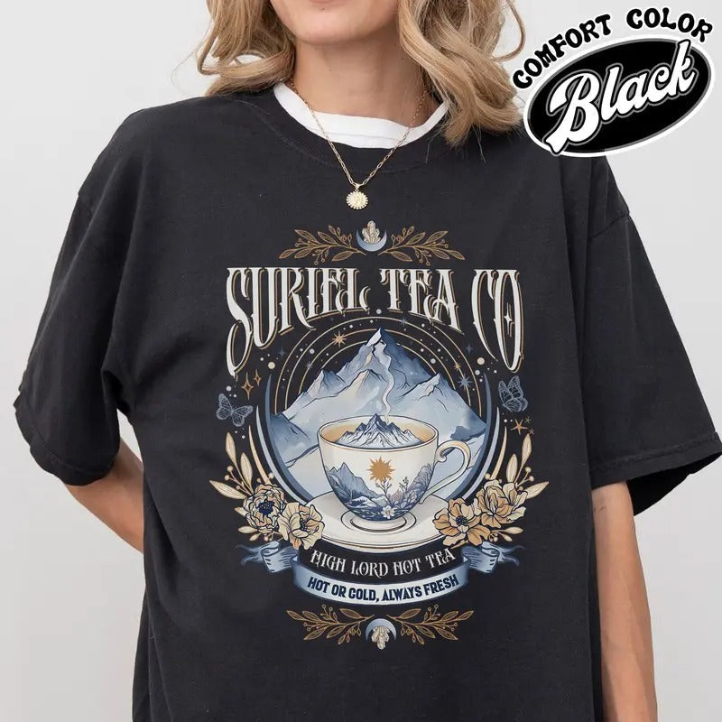 Suriel Tea Co ACOTAR Read Books Stay Weird Things - Adult & Kids T-Shirts, Sweatshirts & Hoodies apparel design preview 1