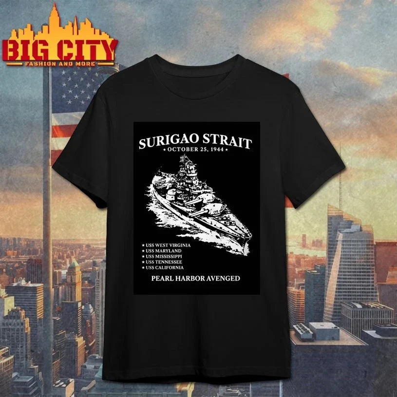 Surigao Straits Pearl Harbor Avenged Oct 15 1994 - Adult & Kids T-Shirts, Sweatshirts & Hoodies apparel design preview 1