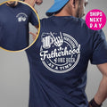 Surviving Fatherhood One Beer Time Front Back Funny - Adult & Kids T-Shirts, Sweatshirts & Hoodies apparel design preview 1