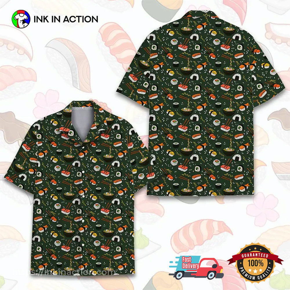 Sushi Ramen Japanese Food Hawaiian - Adult & Kids T-Shirts, Sweatshirts & Hoodies apparel design preview 1