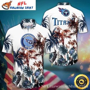 Swaying Palms And Titans Pride Tennessee Aloha - Adult & Kids T-Shirts, Sweatshirts & Hoodies apparel design preview 1