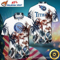 Swaying Palms And Titans Pride Tennessee Aloha - Adult & Kids T-Shirts, Sweatshirts & Hoodies apparel design preview 1