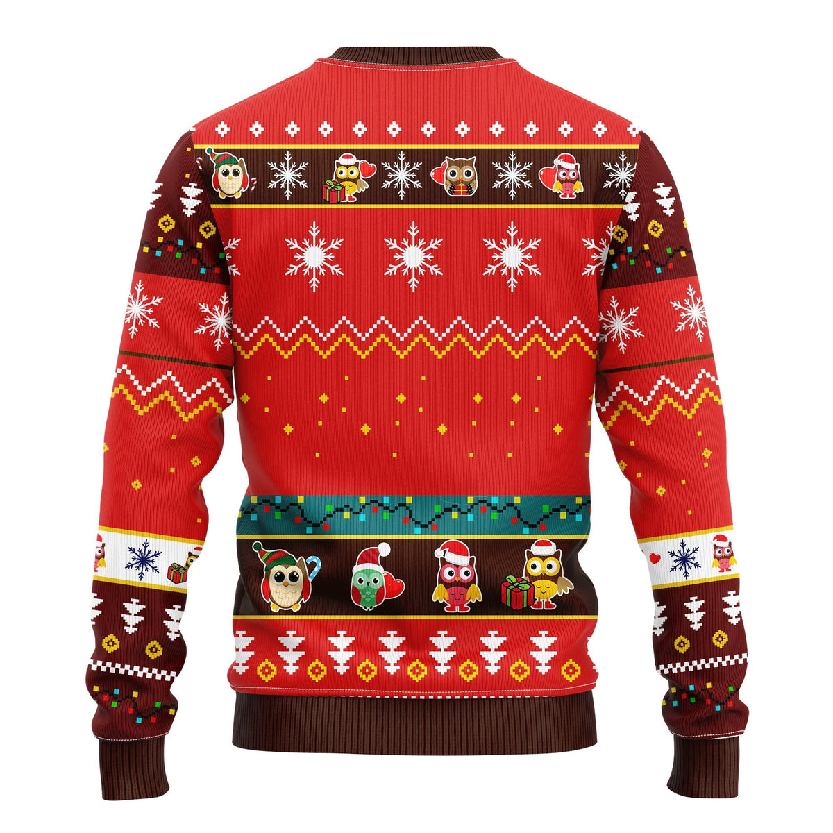 Owl night cute 3D Ugly Christmas Sweater - Holiday Gift product image 2