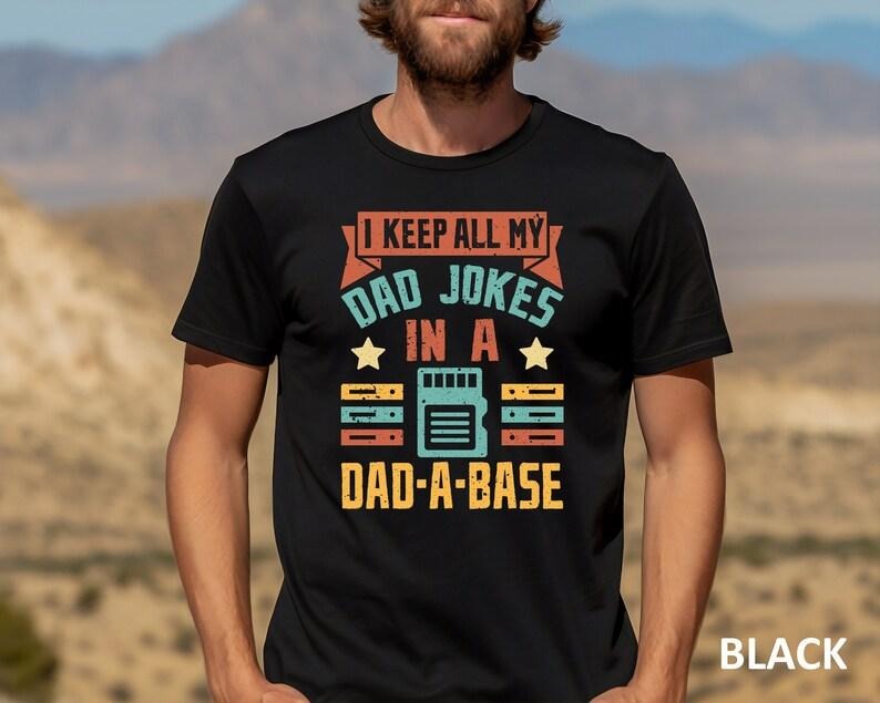 I Keep All My Dad Jokes Base Retro - Adult & Kids T-Shirts, Sweatshirts & Hoodies apparel design preview 1
