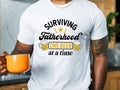 Surviving Fatherhood One Beer Time Funny Father - Adult & Kids T-Shirts, Sweatshirts & Hoodies apparel design preview 1