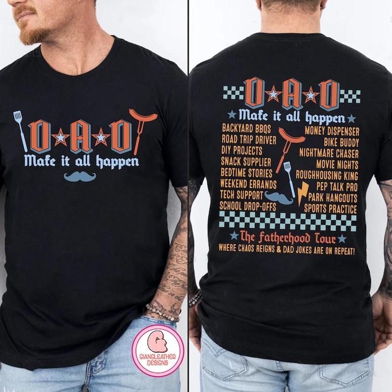 Dada Fatherhood Tour Dad Sublimation Best Ever Some - Adult & Kids T-Shirts, Sweatshirts & Hoodies apparel design preview 1