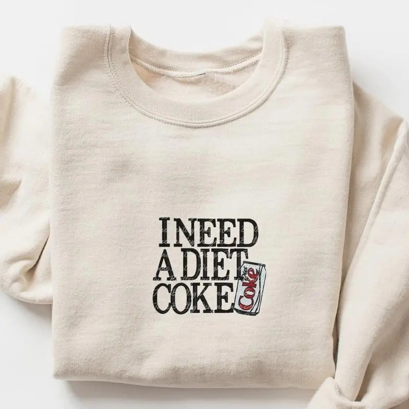 Classic Fit I Need Diet Coke Cotton - Adult & Kids T-Shirts, Sweatshirts & Hoodies apparel design preview 1