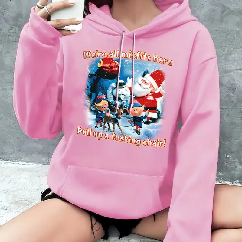 Cute Rudolph Red Nosed Reindeer Misfits Toys Rudolphs - Adult & Kids T-Shirts, Sweatshirts & Hoodies apparel design preview 1