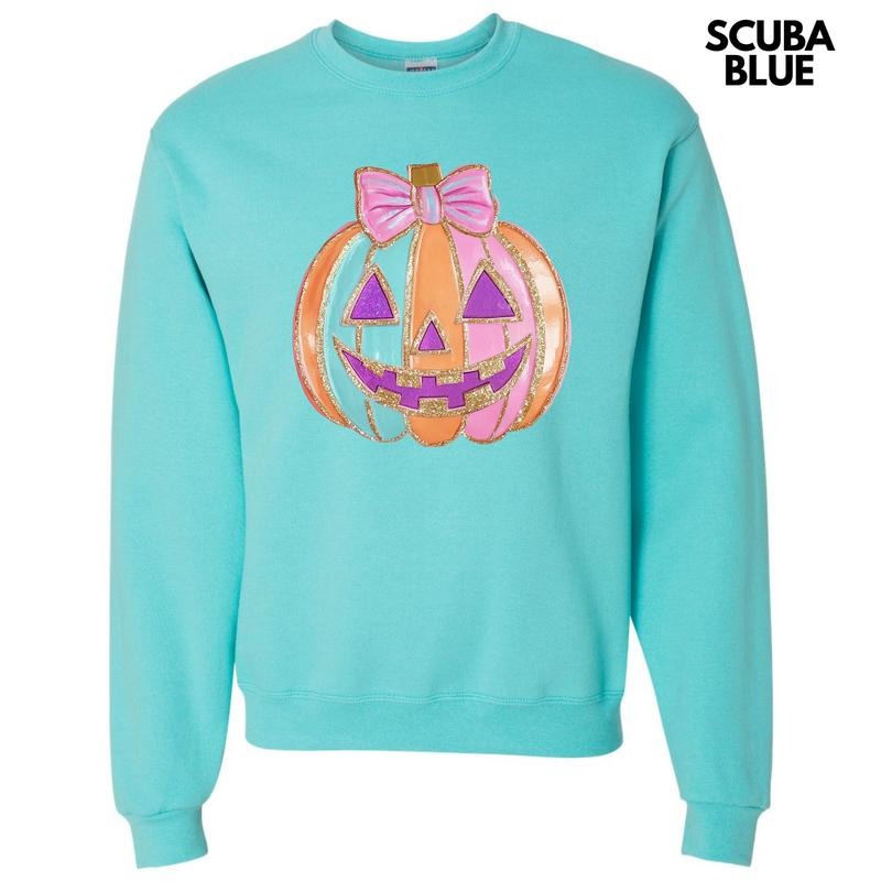 Sweet Colorful Jack O Lantern 'NLB' - Adult & Kids T-Shirts, Sweatshirts & Hoodies apparel design preview 1