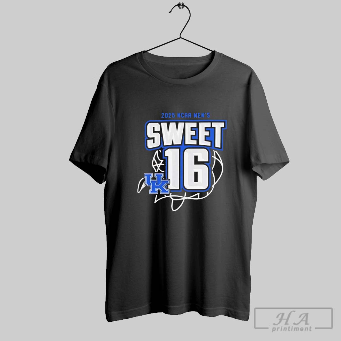 Sweet 16 Kentucky Wildcats Mens Basketball 2025 Ncaa - Adult & Kids T-Shirts, Sweatshirts & Hoodies apparel design preview 1