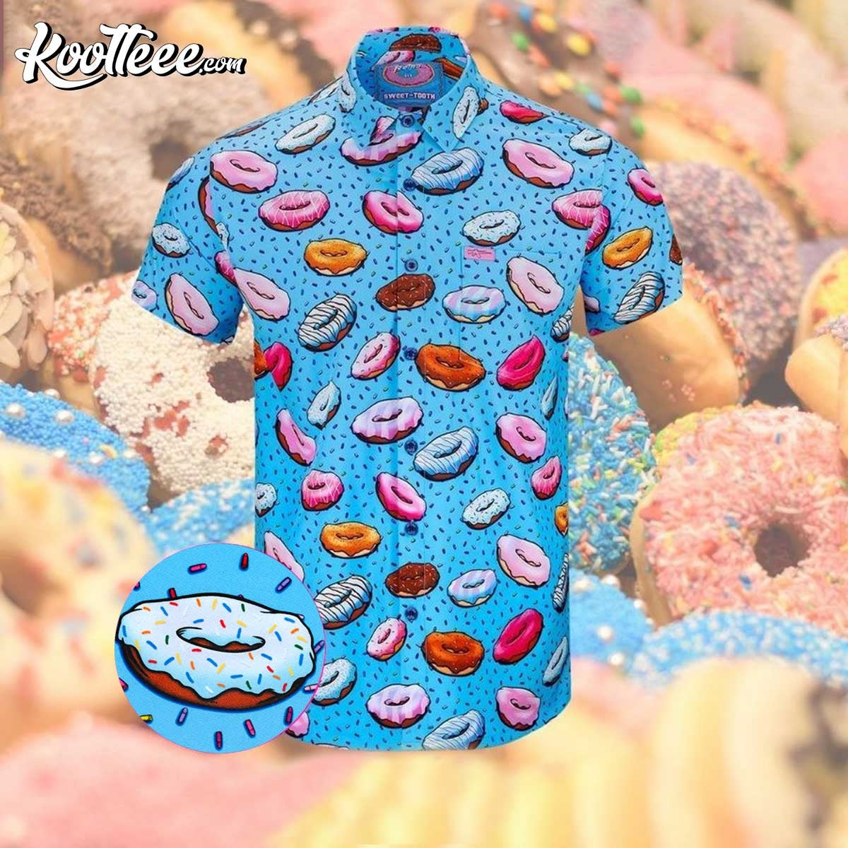 Sweet Tooth Donuts Hawaiian - Adult & Kids T-Shirts, Sweatshirts & Hoodies apparel design preview 1
