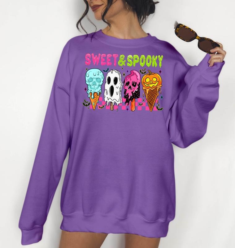 Sweet Spooky Funny Relaxed Fit Casual Halloween - Adult & Kids T-Shirts, Sweatshirts & Hoodies apparel design preview 1
