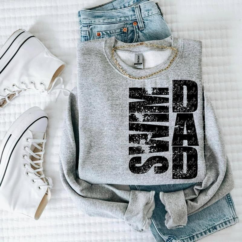 Swim Dad DTF Transfers THIS IS NOT - Adult & Kids T-Shirts, Sweatshirts & Hoodies apparel design preview 1