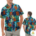 Syracuse Orange Hawaiian Floral Tropical Short Sleeve - Adult & Kids T-Shirts, Sweatshirts & Hoodies apparel design preview 1