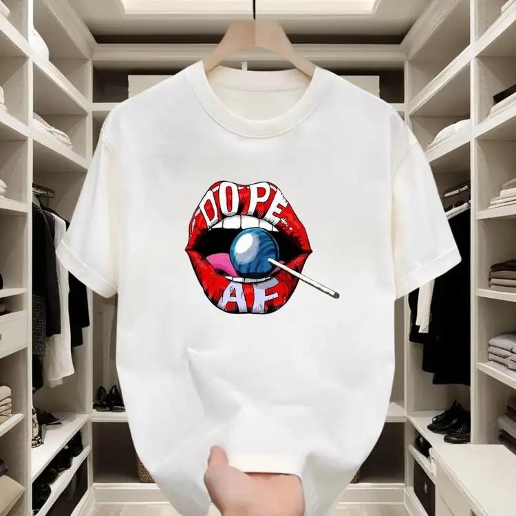 Edgy Red Lips Lollipop Print Spiced Up Letters. Pure - Adult & Kids T-Shirts, Sweatshirts & Hoodies apparel design preview 1
