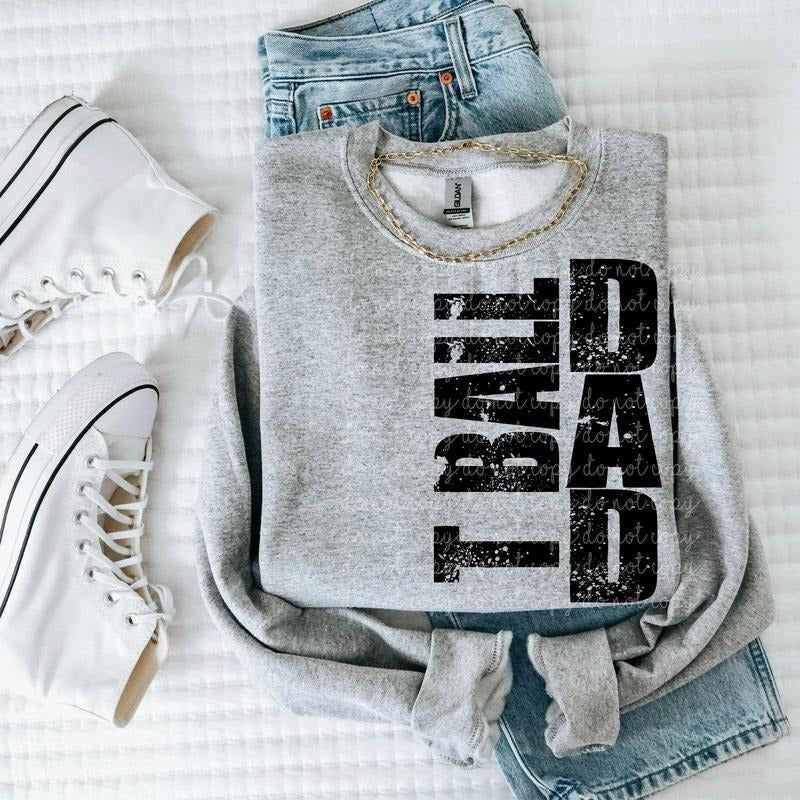T Ball Dad DTF Transfers THIS IS NOT - Adult & Kids T-Shirts, Sweatshirts & Hoodies apparel design preview 1