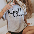 T Ball Typography DTF Transfers THIS IS NOT - Adult & Kids T-Shirts, Sweatshirts & Hoodies apparel design preview 1
