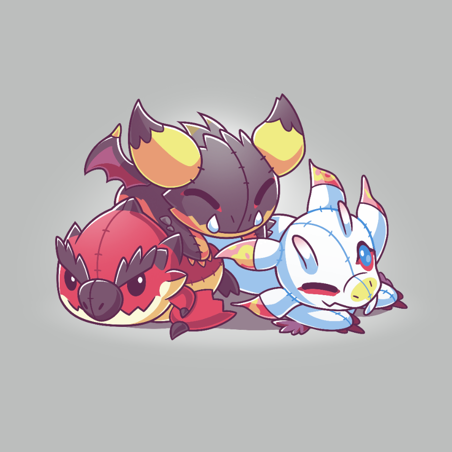 Monster Hunter Ragdolls - Adult & Kids T-Shirts, Sweatshirts & Hoodies apparel design preview 1