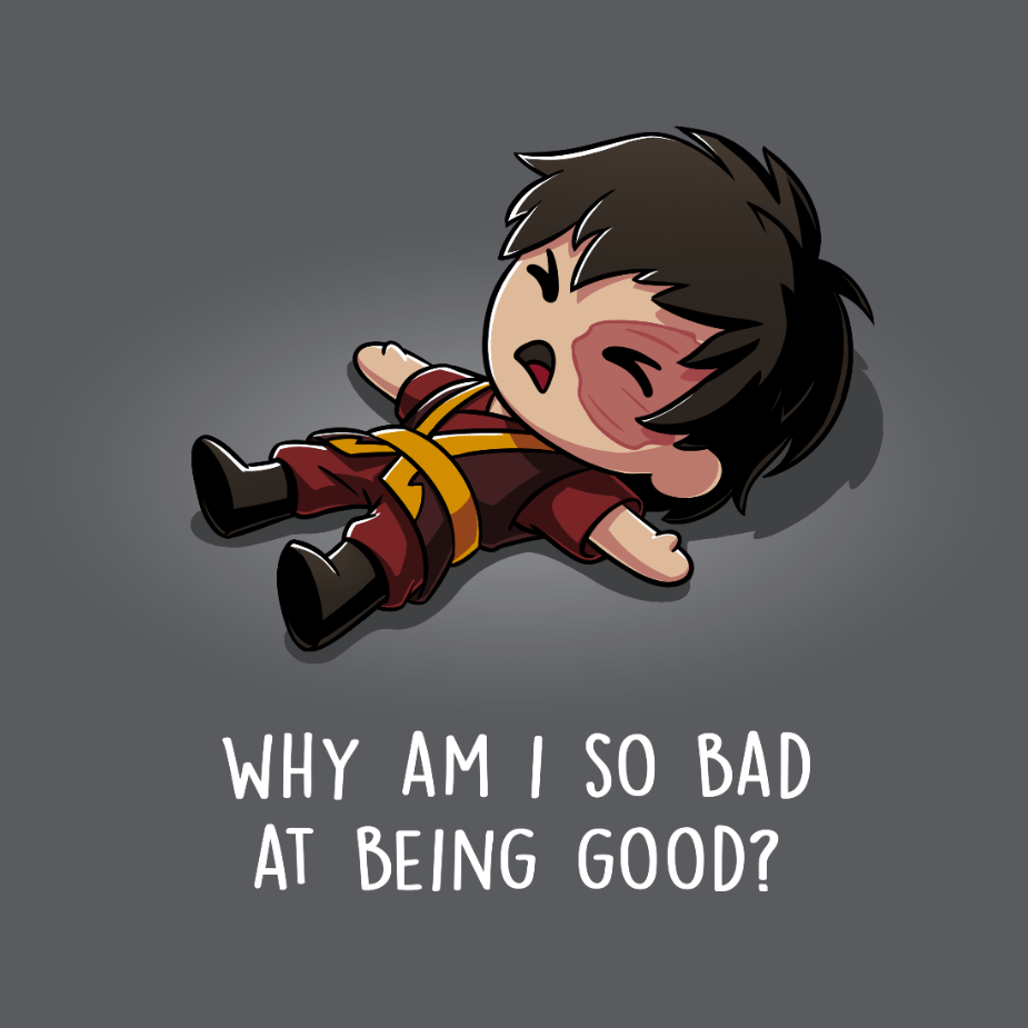 Why Am I So Bad at Being Good? - Adult & Kids T-Shirts, Sweatshirts & Hoodies apparel design preview 1