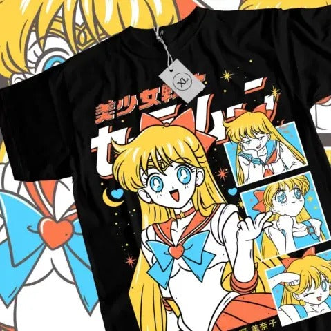 90s Anime Harajuku Otaku New All Size - Adult & Kids T-Shirts, Sweatshirts & Hoodies apparel design preview 1