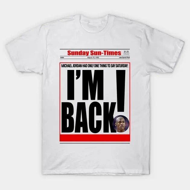 Kobe I'M Back Menswear Top - Adult & Kids T-Shirts, Sweatshirts & Hoodies apparel design preview 1