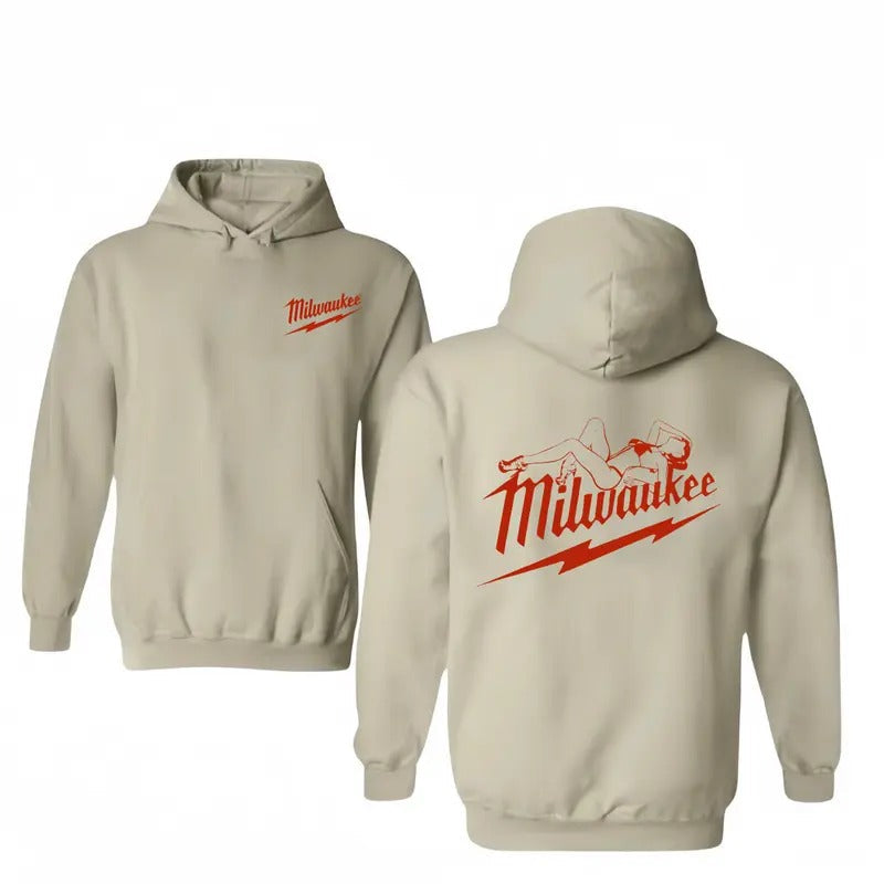 Funny Milwaukee Woman Vintage Warm Cozy Menswear - Adult & Kids T-Shirts, Sweatshirts & Hoodies apparel design preview 1