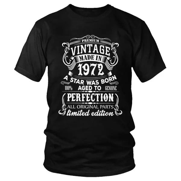 Vintage 1972 - Adult & Kids T-Shirts, Sweatshirts & Hoodies apparel design preview 1