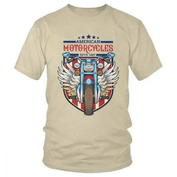 Vintage Motorcycle - Adult & Kids T-Shirts, Sweatshirts & Hoodies apparel design preview 1