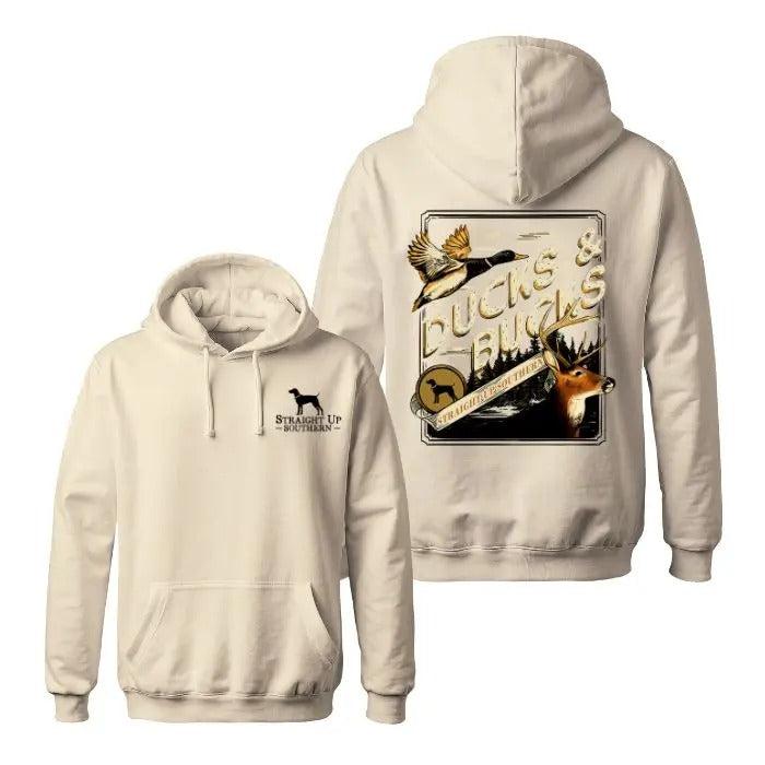 Straight Up Southern Vintage Hunting Cotton Man - Adult & Kids T-Shirts, Sweatshirts & Hoodies apparel design preview 1