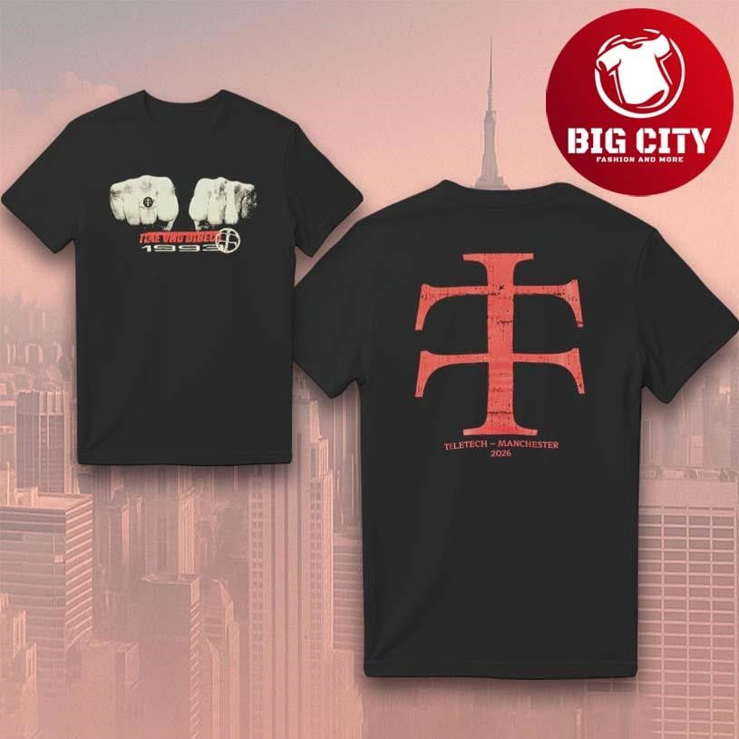 TELETECH Hardcore Fists Two Sided - Adult & Kids T-Shirts, Sweatshirts & Hoodies apparel design preview 1